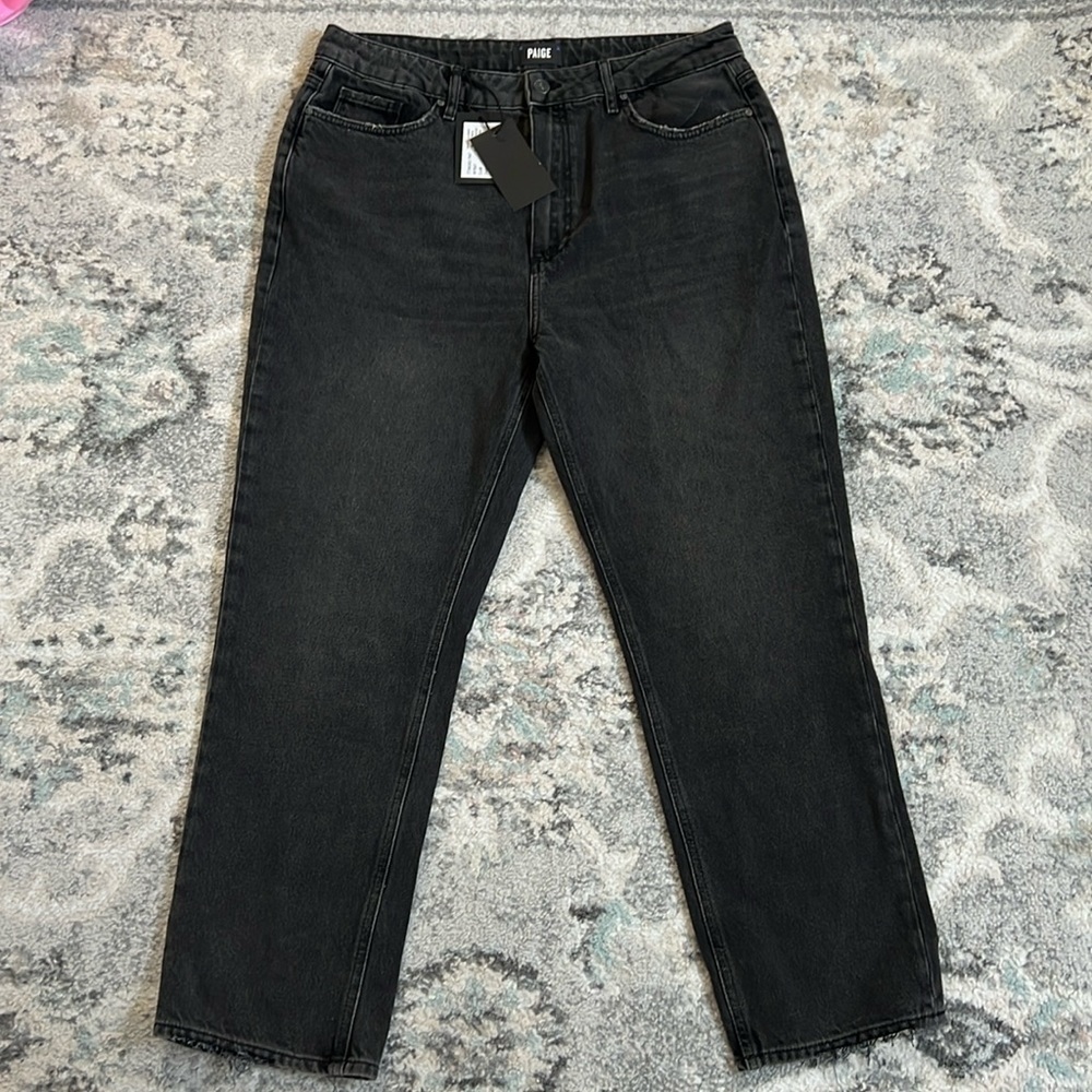 Paige Noelle High Rise Relaxed Straight Leg Jeans
